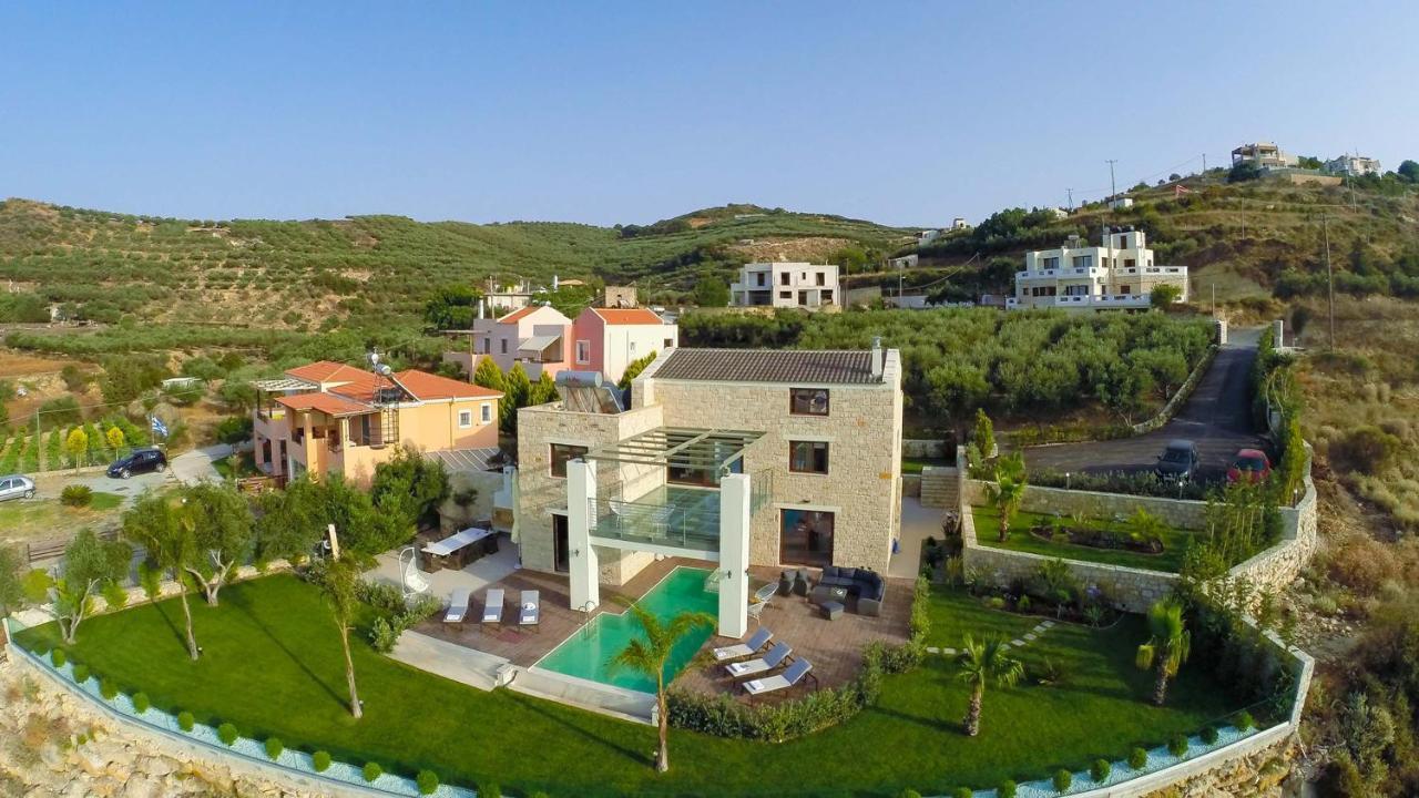 Villa Emilia I Luxury, Amazing Seaview, Next To The Town 키사모스 외부 사진