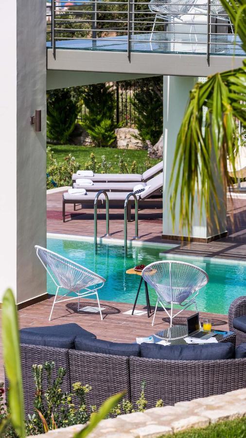Villa Emilia I Luxury, Amazing Seaview, Next To The Town 키사모스 외부 사진