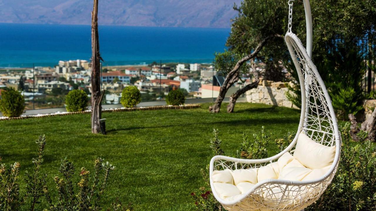 Villa Emilia I Luxury, Amazing Seaview, Next To The Town 키사모스 외부 사진