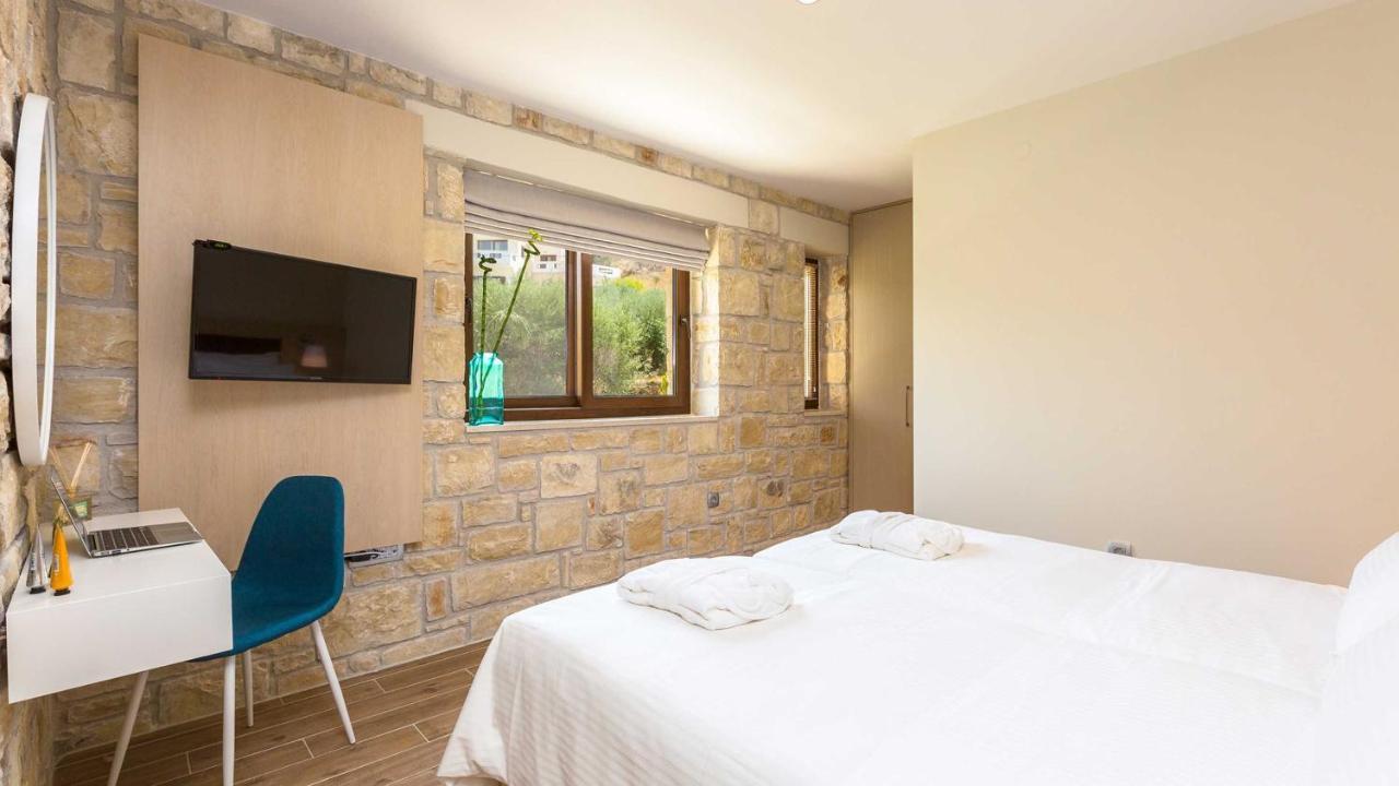 Villa Emilia I Luxury, Amazing Seaview, Next To The Town 키사모스 외부 사진